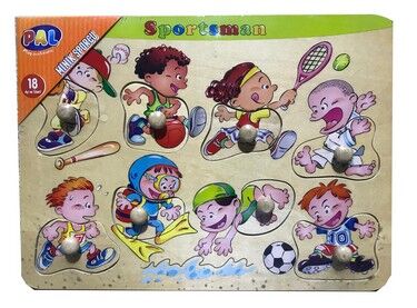 Pal Ahşap Puzzle Spor Çeşitlerini Öğren - 1