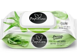 Papilion Islak Mendil, Aloe Vera 100 Lü - PAPILION