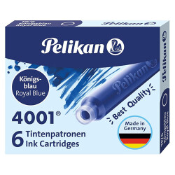 Pelikan Dolma Kalem Kartuşu 4001 Mavi 6 lı - PELIKAN