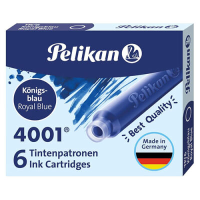 Pelikan Dolma Kalem Kartuşu 4001 Mavi 6 lı - 1