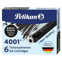 Pelikan Dolma Kalem Kartuşu 4001 Siyah 6 lı - PELIKAN