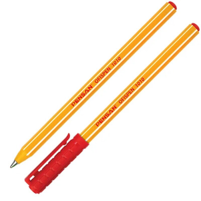 Pensan 1010 Ofispen Tükenmez Kalem 1,0 mm, Kırmızı - PENSAN