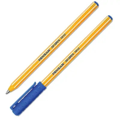 Pensan 1010 Ofispen Tükenmez Kalem 1,0 mm, Mavi - 1