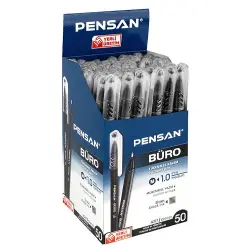 Pensan 2270 Büro Tükenmez Kalem 1,0 mm, Siyah - 2