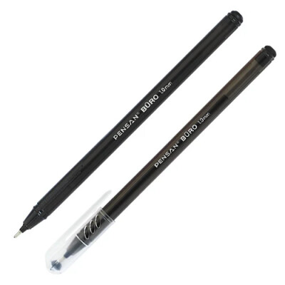 Pensan 2270 Büro Tükenmez Kalem 1,0 mm, Siyah - PENSAN