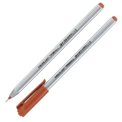 Pensan Triball Tükenmez Kalem 1,0 mm, Kahverengi - 1
