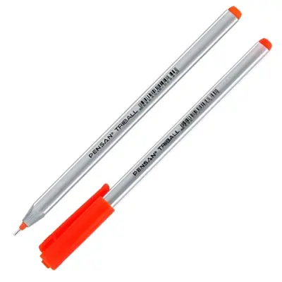Pensan Triball Tükenmez Kalem 1,0 mm, Kırmızı - 1