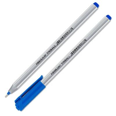 Pensan Triball Tükenmez Kalem 1,0 mm, Mavi - PENSAN