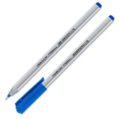 Pensan Triball Tükenmez Kalem 1,0 mm, Mavi - 1