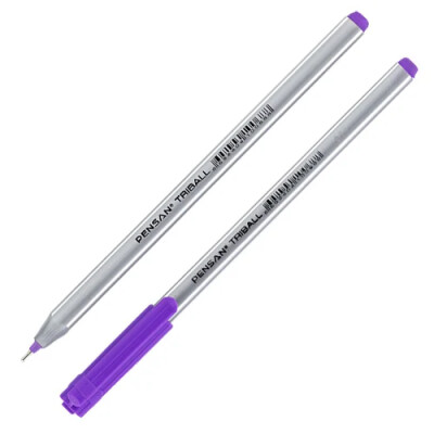 Pensan Triball Tükenmez Kalem 1,0 mm, Mor - PENSAN