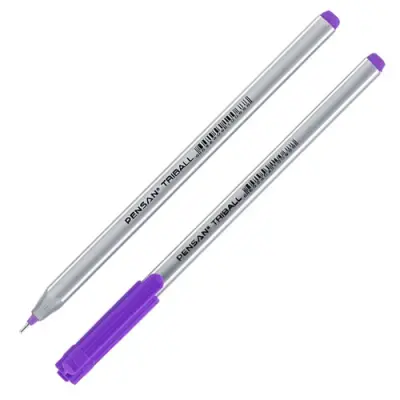 Pensan Triball Tükenmez Kalem 1,0 mm, Mor - 1