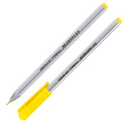 Pensan Triball Tükenmez Kalem 1,0 mm, Sarı - PENSAN