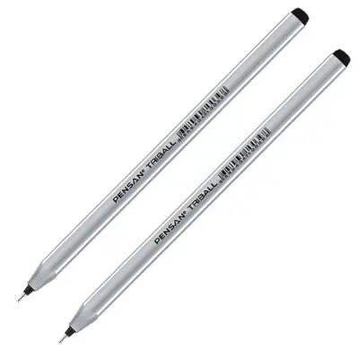 Pensan Triball Tükenmez Kalem 1,0 mm, Siyah - 1