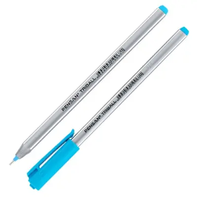 Pensan Triball Tükenmez Kalem 1,0 mm,Turkuaz - 1