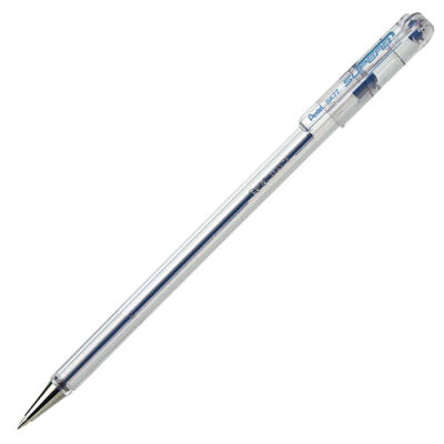 Pentel BK77 Çelik Uç Tükenmez Kalem 0,7 mm, Mavi - 1
