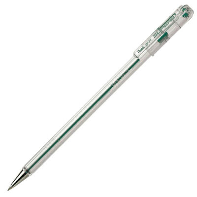 Pentel BK77 Çelik Uç Tükenmez Kalem 0,7 mm, Yeşil - 1