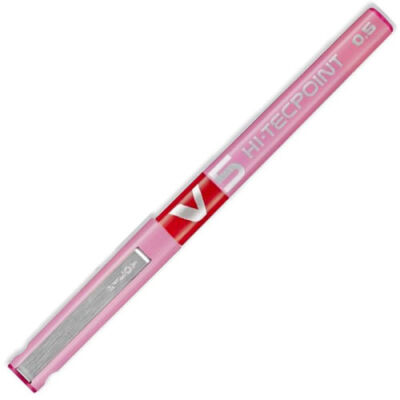 Pilot V5 İğne Uçlu Roller Kalem, Pembe - 1
