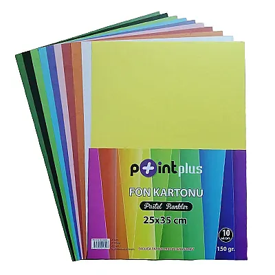 Point 25 x 35 cm Fon Kartonu 10 Renk - 1