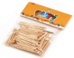 Puti Ahşap Kibrit Çöpü Naturel 200 Lü - PUTI