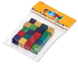 Puti Ahşap Küp Renkli 20 Li - PUTI