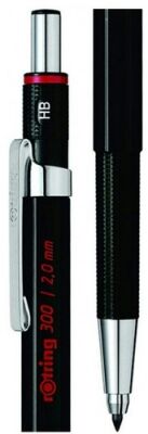 Rotring 300 Mekanik Kurşun Kalem, Siyah 2,0 mm - 3