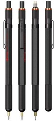 Rotring 800+ Mekanik Kurşun İki Fonksiyonlu Kalem, Siyah 0,5 mm - 2