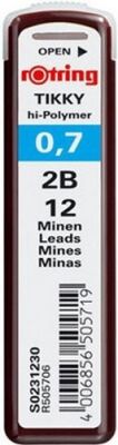 Rotring Hi-Polymer Kurşun Kalem Ucu (2B) 0,7 mm - 1