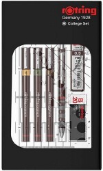 Rotring Isograph College Set (0,2-0,3-0,5 mm) + 0,5 mm Tikky Versatil - ROTRING