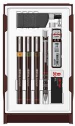 Rotring Isograph College Set (0,2-0,3-0,5 mm) + 0,5 mm Tikky Versatil - 2