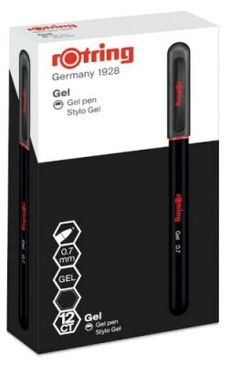 Rotring Jel Mürekkepli Kalem, Siyah 0,7 mm - 2