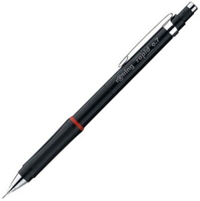 Rotring Rapid Mekanik Kurşun Kalem, Siyah 0,7 mm - 1