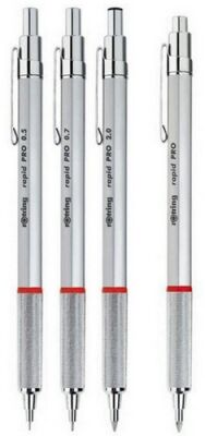 Rotring Rapid Pro Tükenmez Kalem, Tekli Kutu Krom - 5
