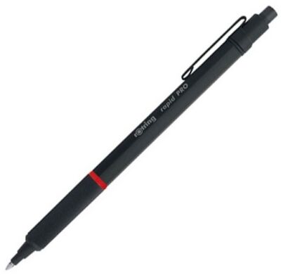 Rotring Rapid Pro Tükenmez Kalem, Tekli Kutu Siyah - 1