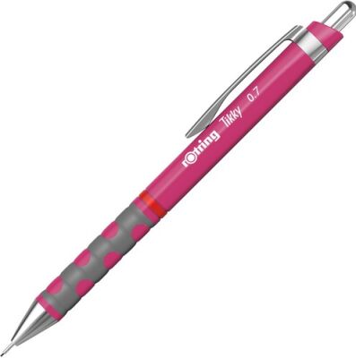 Rotring Tikky Mekanik Kurşun Kalem, Ahududu Pembe 0,7 mm - 1