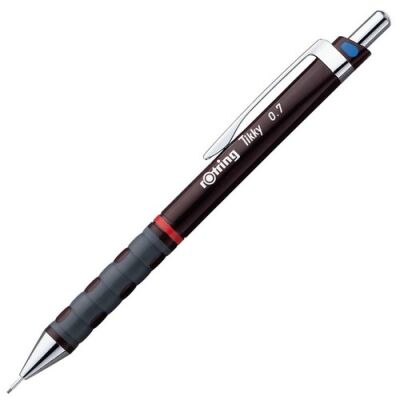 Rotring Tikky Mekanik Kurşun Kalem, Bordo 0,7 mm - 1