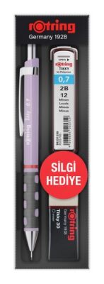 Rotring Tikky Versatil+Min+Silgi Okul Seti, Lila 0,7 mm - 1
