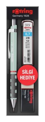 Rotring Tikky Versatil+Min+Silgi Okul Seti, Opal Mavi 0,7 mm - 1