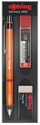 Rotring Visuclick Versatil+Min+Silgi Okul Seti, Turuncu 0,7 mm - 1