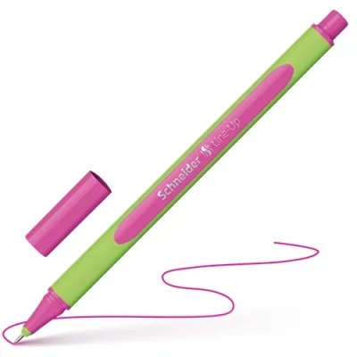Schneider Fine Liner Kalem, Neon Pembe 0,4 mm - 1