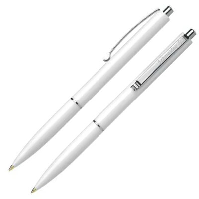 Schneider K15 Basmalı Günlük Tükenmez Kalem, Beyaz - SCHNEIDER