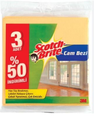 Scotch-Brite Cam Bezi 3 lü - 1