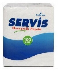 Servis Ekonomik Peçete 22x26,5 cm 100 lü - 1