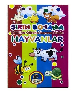 Şirin Boyama Hayvanlar 16 Sayfa - 1