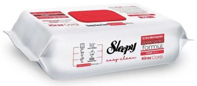 Sleepy Easy Clean Kiraz Çiçeği Yüzey Temizlik Havlusu 100 Lü - 1