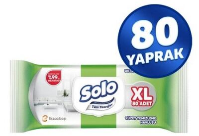 Solo XL Yüzey Temizleme Havlusu 80 Li - 1