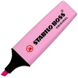 Stabilo 70/158 Boss Original Fosforlu Kalem, Pastel Buzlu Fuşya 