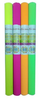 Ticon Oluklu Mukavva 50x70 cm Fosforlu Yeşil - 1