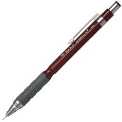 Tombow SH-300 Grip Mekanik Kurşun Kalem, Bordo 0,7 mm - TOMBOW