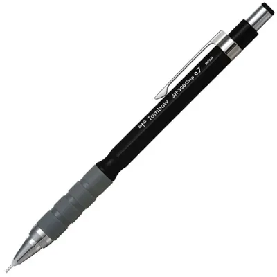 Tombow SH-300 Grip Mekanik Kurşun Kalem, Siyah 0,7 mm - 1