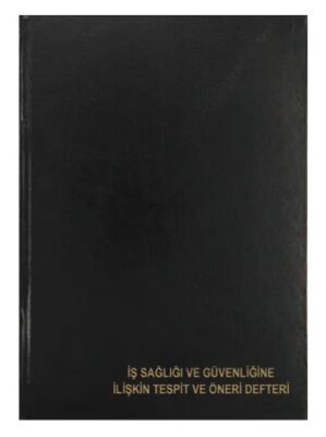 Dilman İş Sağlığı Ve Güvenliğine İlişkin Tespit Öneri Defteri Ciltli - 1